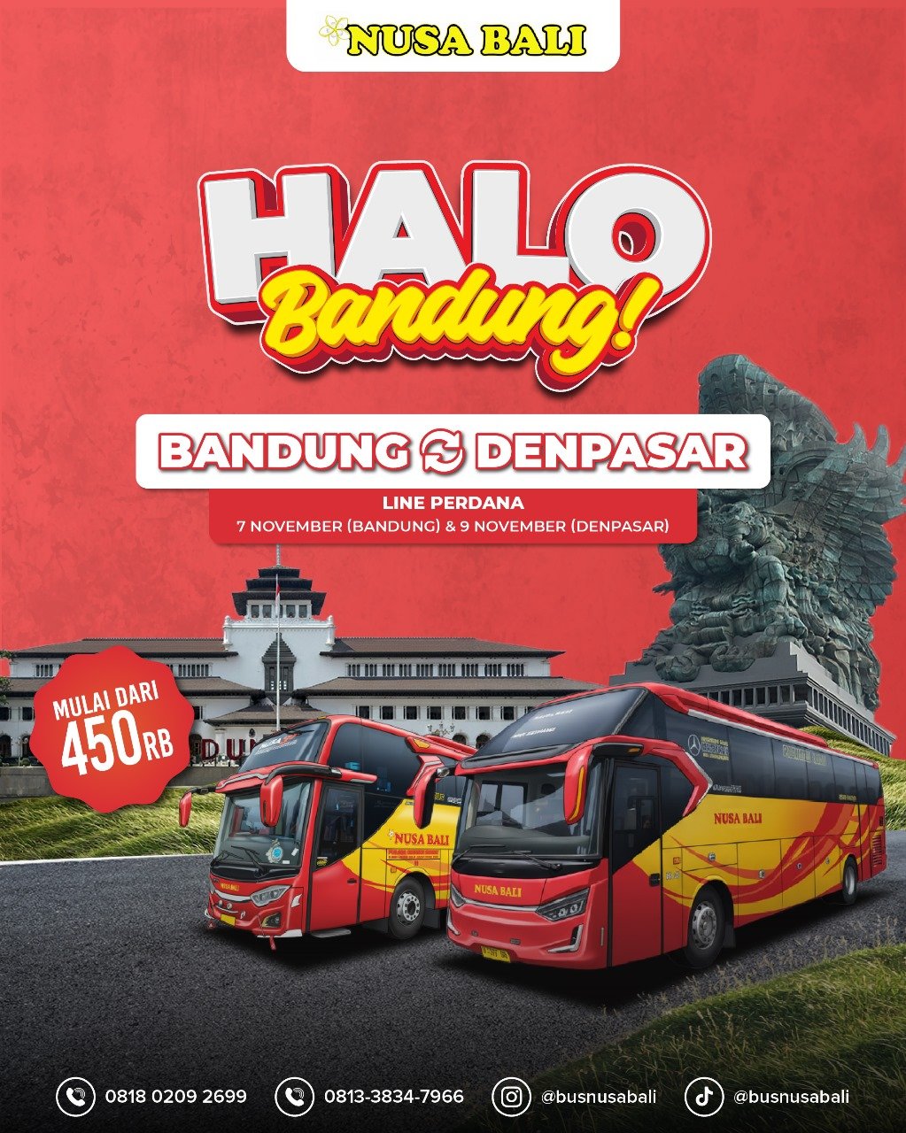 Bandung - Denpasar PP